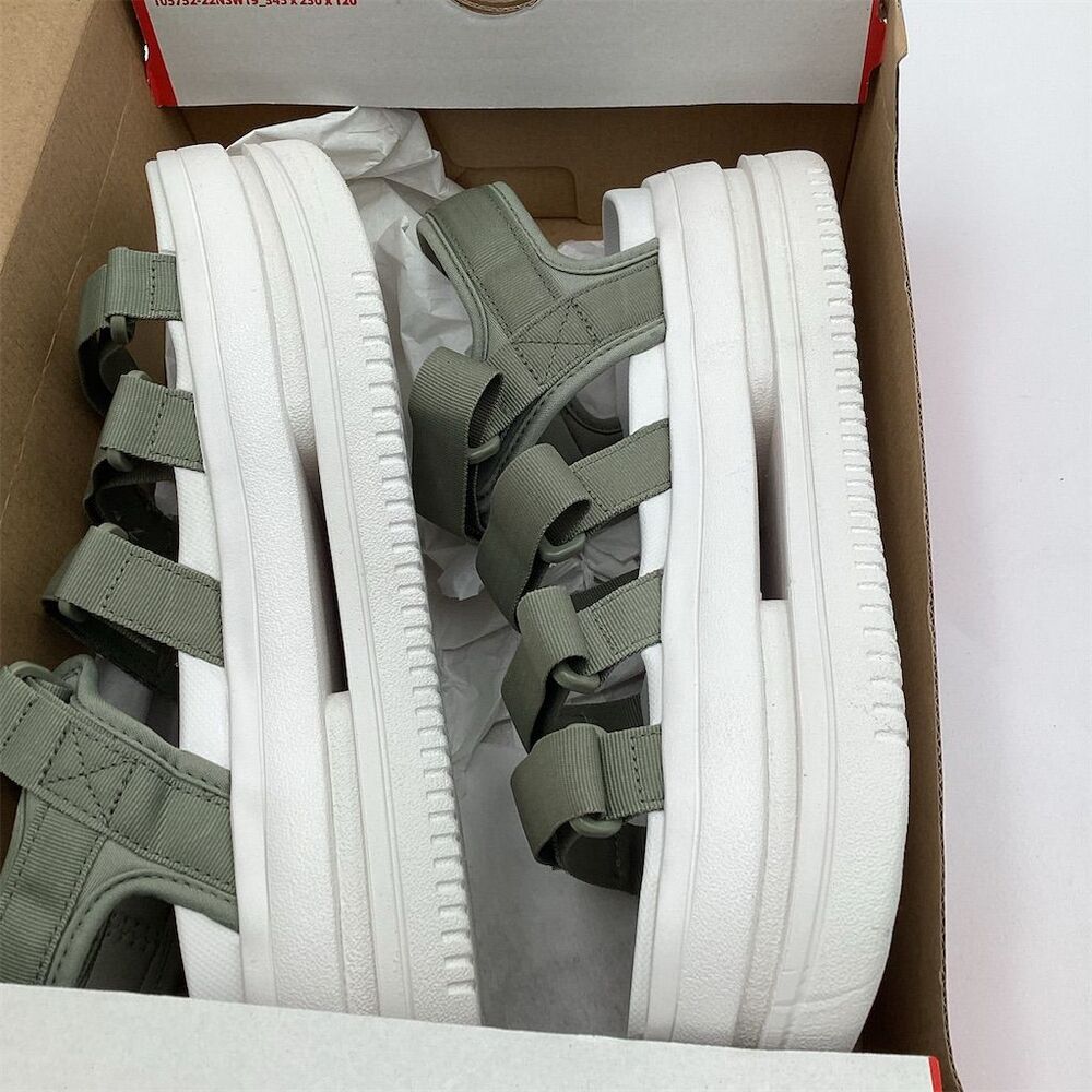 Nike Women's Icon Classic Platform Sandal Multicolor Size 11 - Picture 9 of 12